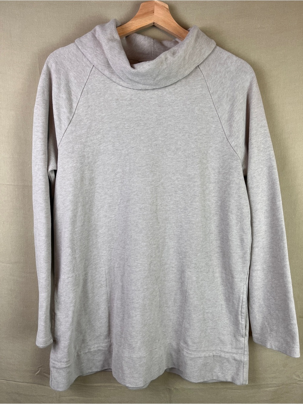 SOFT pureJill Light Taupe Funnel Neck Sweater Tunic